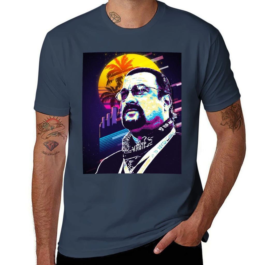 Tshirt Shirts T Shirt For Steven Summer T Graphic Shirt Unisex Seagal Unisex Cotton T Tees Unisex