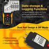 T9-S8830 Digital Manometer ±36.8kPa Dual-Port HVAC Pressure Tester 12 Units 99 Data Storage Backlight