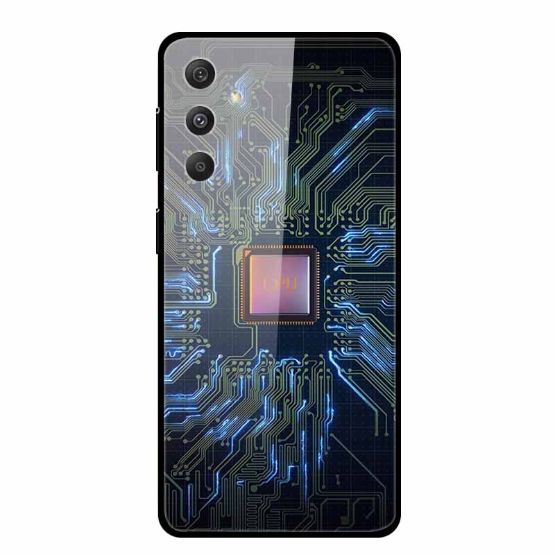 For Samsung Galaxy S25 Plus Case S 25 Plus Coque Hard Back Cover Tempered Glass Case For Samsung A55 A16 Phone Case Soft Bumper