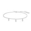 ANIA HAIE Silver Sparkling Triple Station 925 Silver Bracelet B066-02H