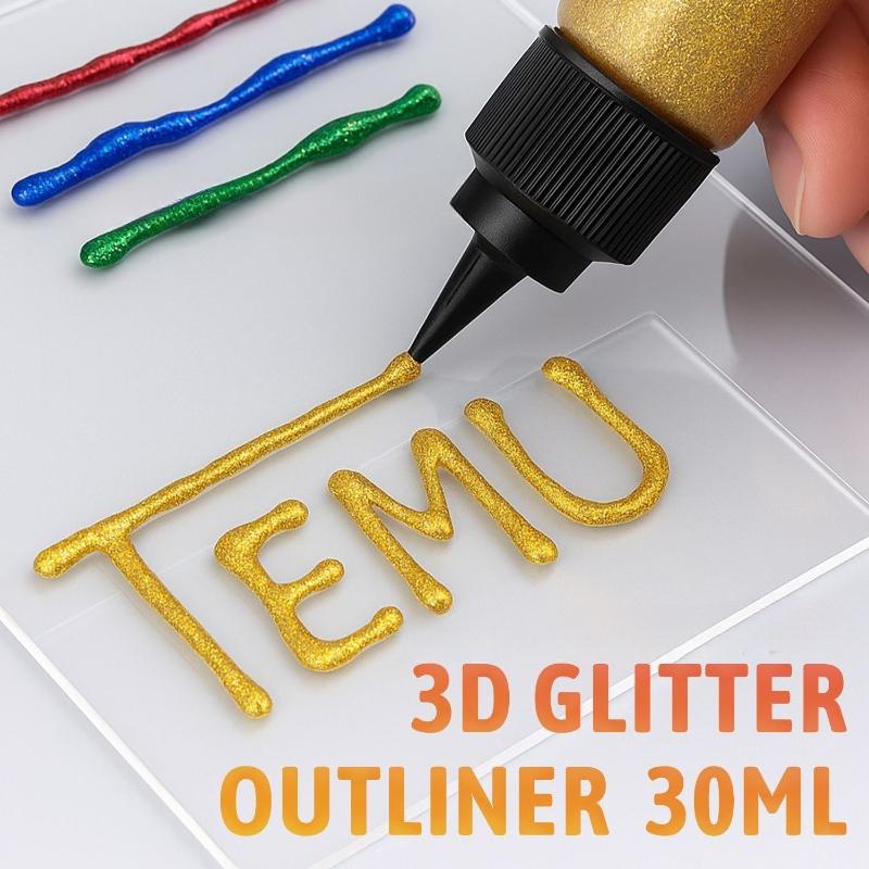 3D текстурный маркер-крючок 30 мл Творческий DIY Ручная роспись Граффити 3D Акриловый маркер