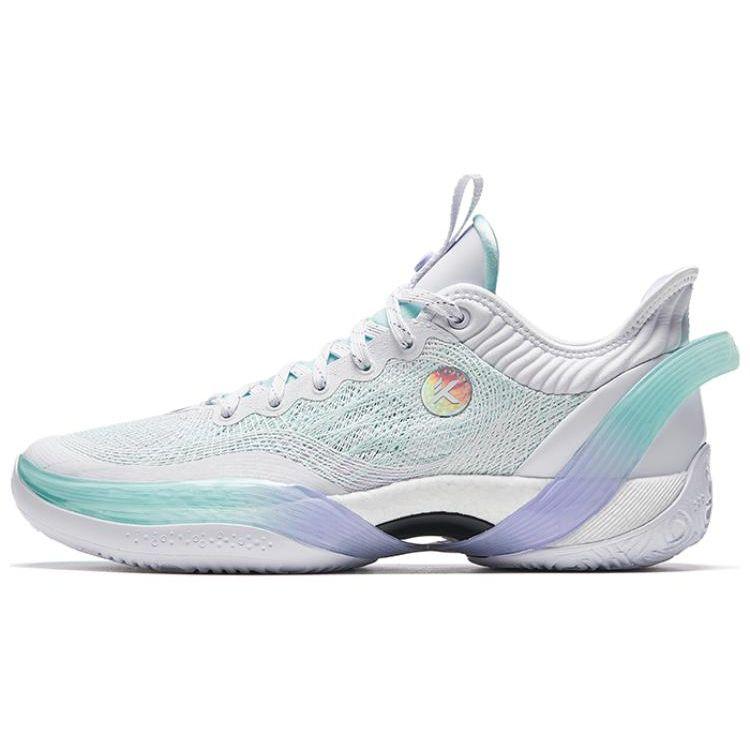 Anta Баскетбольные кроссовки Three-Point Rain 1 Generation мужские белые зеленые 912321102S-1