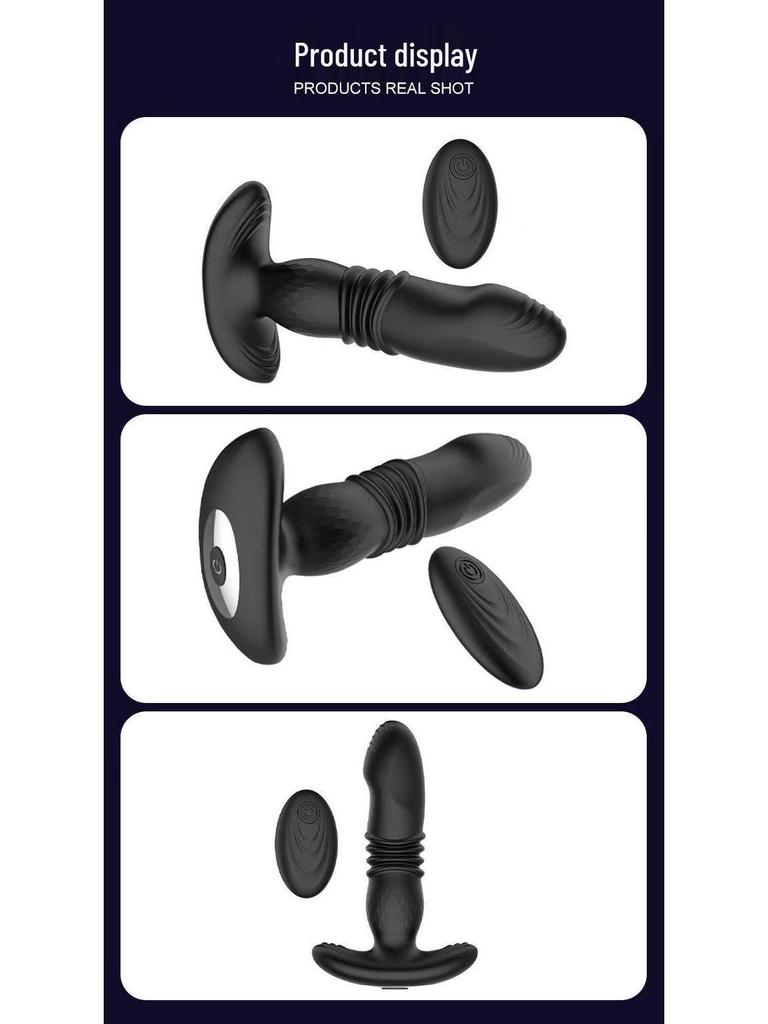 Электрический пульт дистанционного управления массажер простаты 2-го поколения для мужчин - Вибрирующая анальная пробка игрушка для взрослых