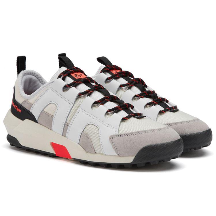 ONITSUKA TIGER Performove Ткань Синтетическая кожа Повседневные Удобные Прочные Низкие Кроссовки для образа жизни Кроссовки унисекс Светло-серый 1183B897-102