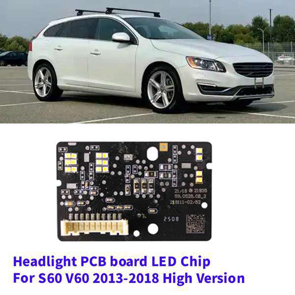 LED Chip Board Pair for Volvo S60/V60 High Trim (16-light)