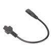 IEC320 C8 To IEC320 C5 Power Cord IEC320 C8 Male To C5 Female Cable Adapter for 3 Prong Laptop