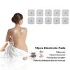 10pcs Self Adhesive Replacement Electrode Pad 4*4cm Digital TENS Nonwoven for Muscle Stimulator
