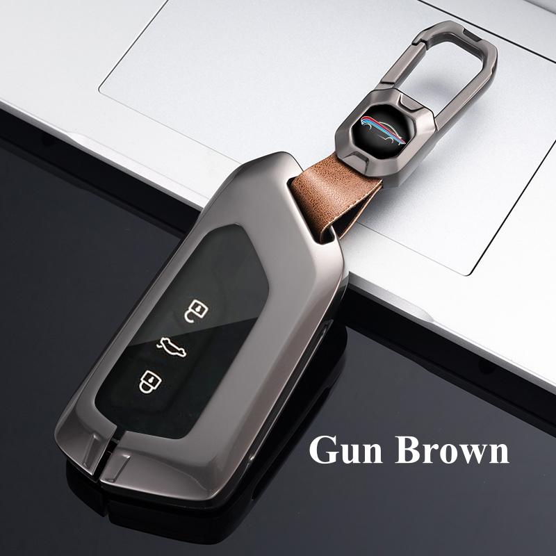 Модный металлический чехол для ключей от машины, брелок для Volkswagen VW Golf 8 MK8 ID-4 ID-6 для Skoda Octavia A8 для Seat Leon FR MK4 Cupra