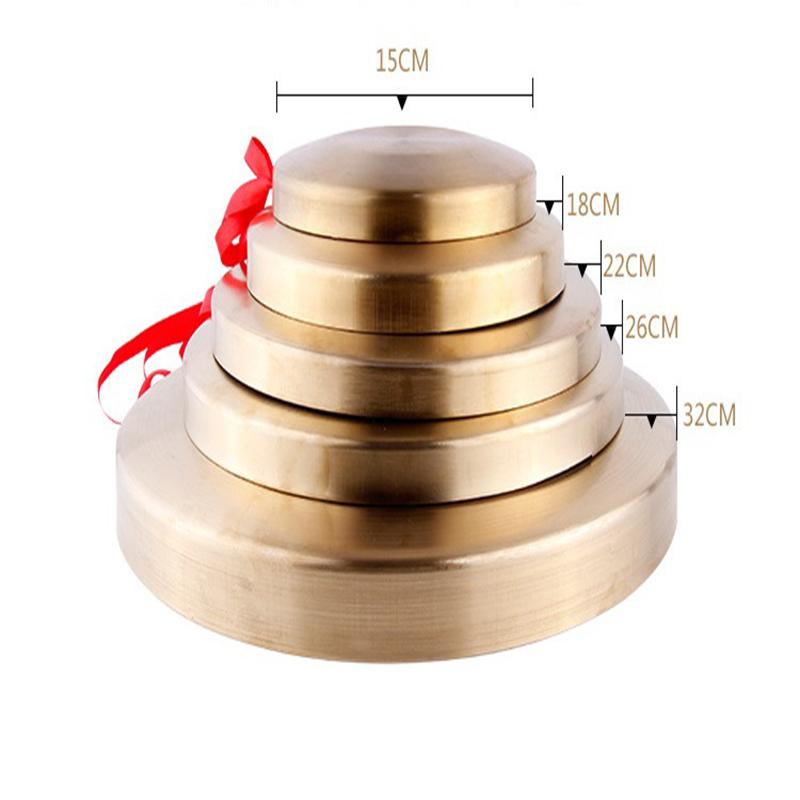 Детский ударный инструмент Olf, инструмент для раннего образования, игрушки, 10/15/18/22/30 см, латунный гонг