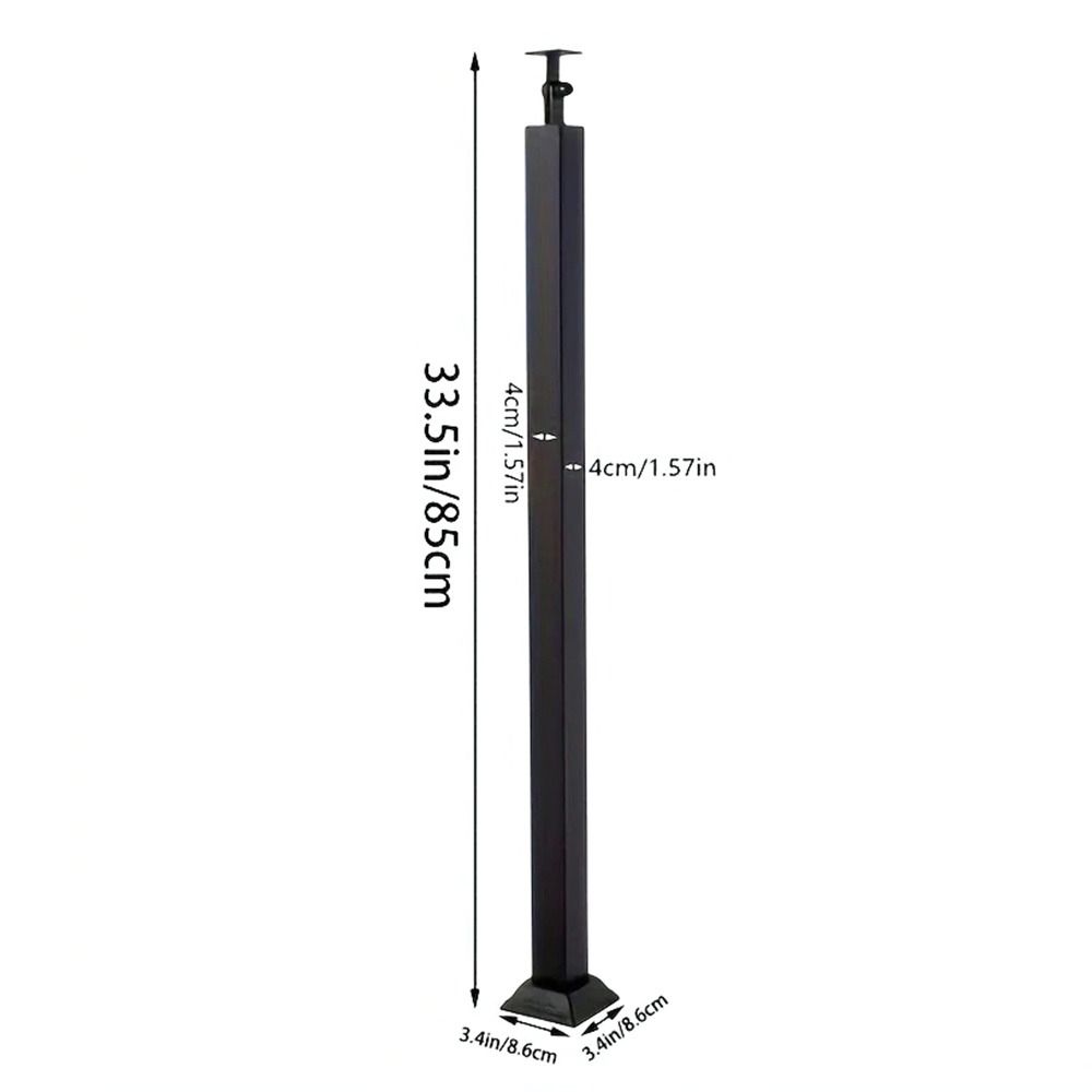 1Pcs Simple Stair Handrail Guardrail Modern Style Balcony Fence Metal Baluster Home Safety Barrier