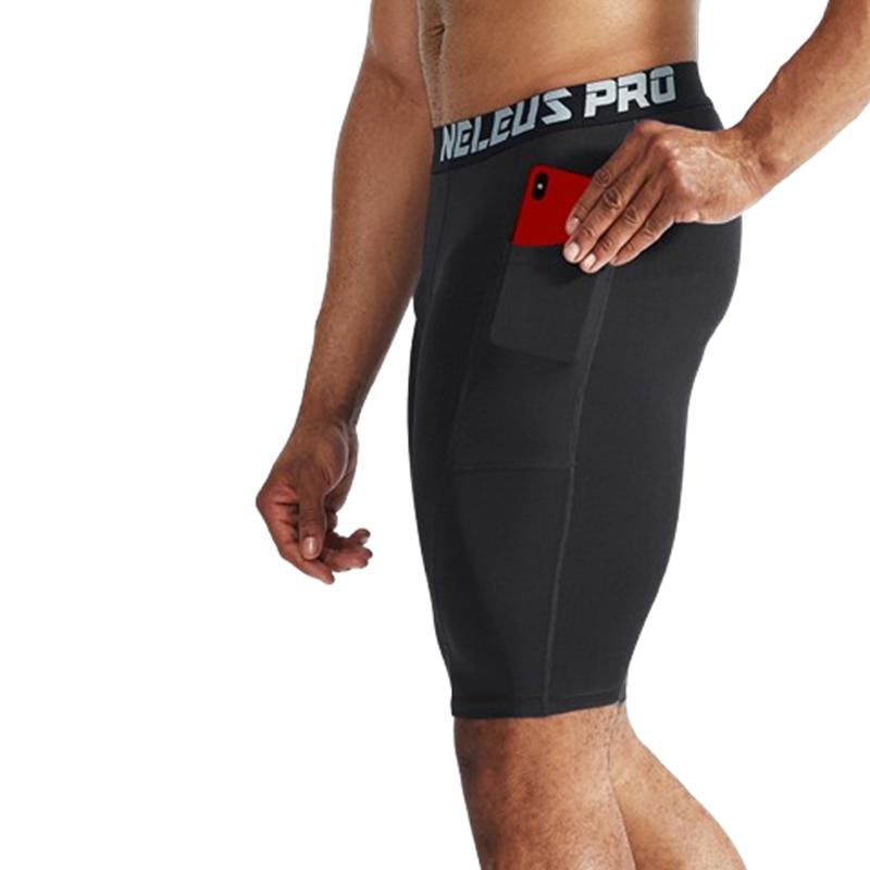 Men's Shorts Compression Sportswear Training Tights Gym Fitness Leggings Short Pants Running Sport Bottoms