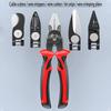 5-in-1 Interchangeable Steel Wire Pliers, Multifunctional Special Wire Stripping Crimping Cutting Pliers Head for Electricians