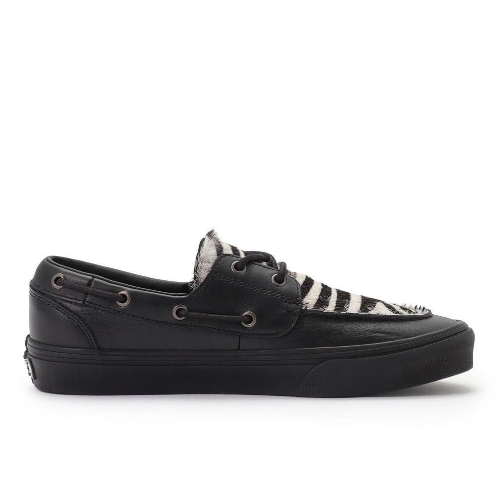 Vans Лоферы на 2 люверса Vn000z96bla Замша пони Черный