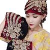Cotton Muslim Headscarf Cap Lace Turban Elegant Headband  Women