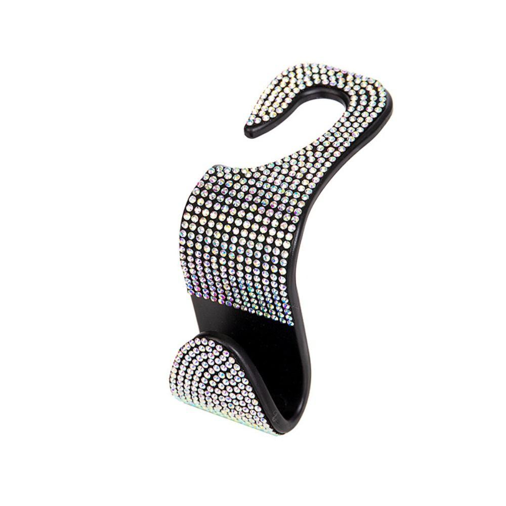 Holder Rhinestone Car Clips Headrest Hook Car Seat Back Hidden Hook Car Seat Bracket Storage Hanger