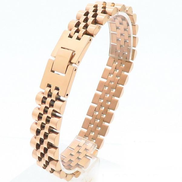 15 мм шириной 7/8/9 дюймов длиной браслет в стиле цепочки для часов для мужчин золотой цвет нержавеющая сталь мужской браслет ювелирные изделия для мальчиков аксессуары