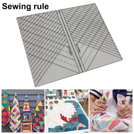 Акриловая прямая линейка для квилтинга 1/4-дюймовая линия шва линия стежка диагональная линия DIY швейные проекты линейка шаблон подарок любителям шитья