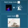 Powerful LED Flashlight Keychain USB Charging Camping Spotlight Torch 600LM Alarm Emergency Lamp for Camping Fishing Walking