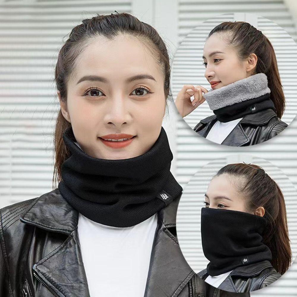 Circle Wrap Winter Ring Scarf Knitted Snood Neck Scarves High Quality Full Face Mask