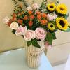 Vintage Look Plastic Flower Vase
