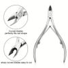 Nail Professional Tools for Manicure Art, Inverted Nail Groove Inlay, Toe Nail Scissors Dead Skin Pliers