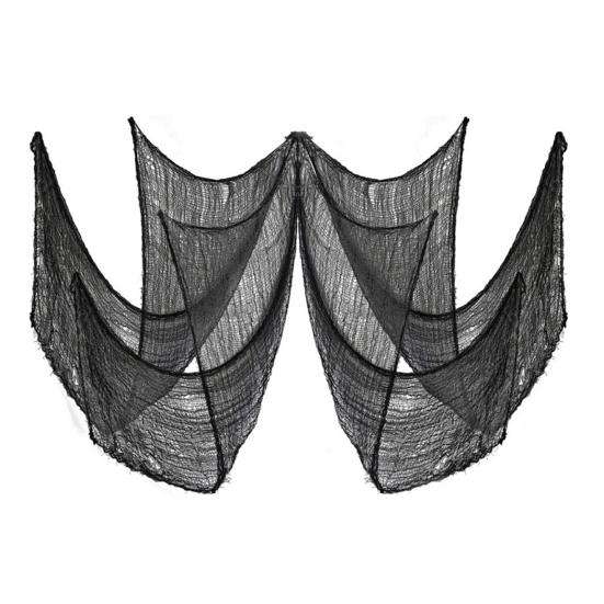 Horror Halloween Cloth Decoration Creepy Gauze Fabric Cloth Scary Haunted House Prop for Halloween Party Decor