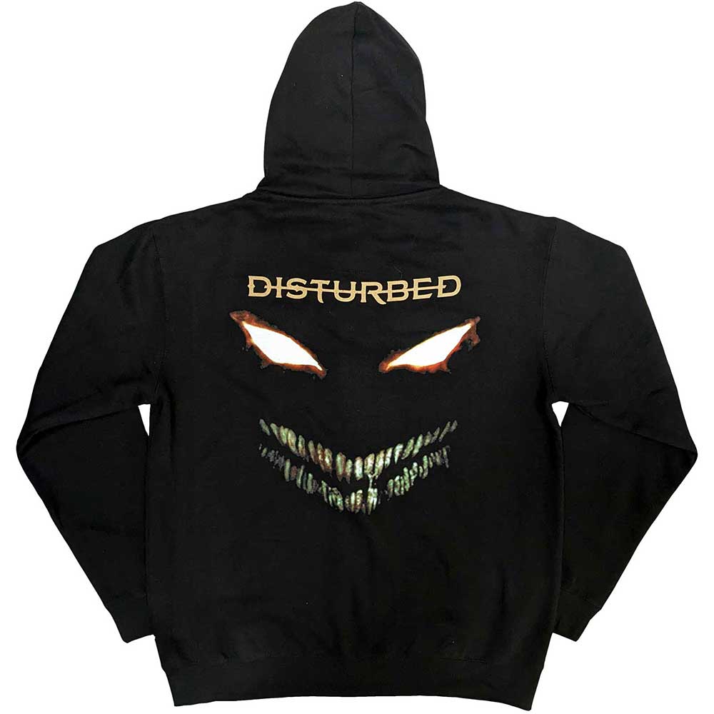 Disturbed Unisex Adult The Face Back Print Full Zip Hoodie