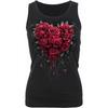 Spiral Direct Womens/Ladies Bleeding Heart Sleeveless Top