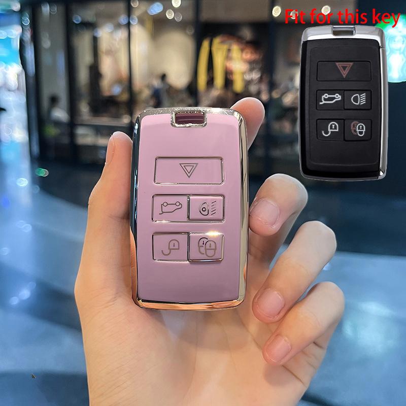 Новый чехол для ключей из ТПУ, защитный чехол с дистанционным управлением для Land Rover Range Rover Sport Evoque Velar Discovery 5 2018 2019 2020