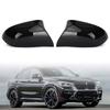 Глянцевые черные накладки на боковые зеркала в стиле M для BMW X5 F15 X6 F16 28i 35i 2015-2018