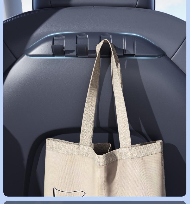 Compatible Tesla Model Y Rear Seat Storage Hook - Refresh Model Accessory