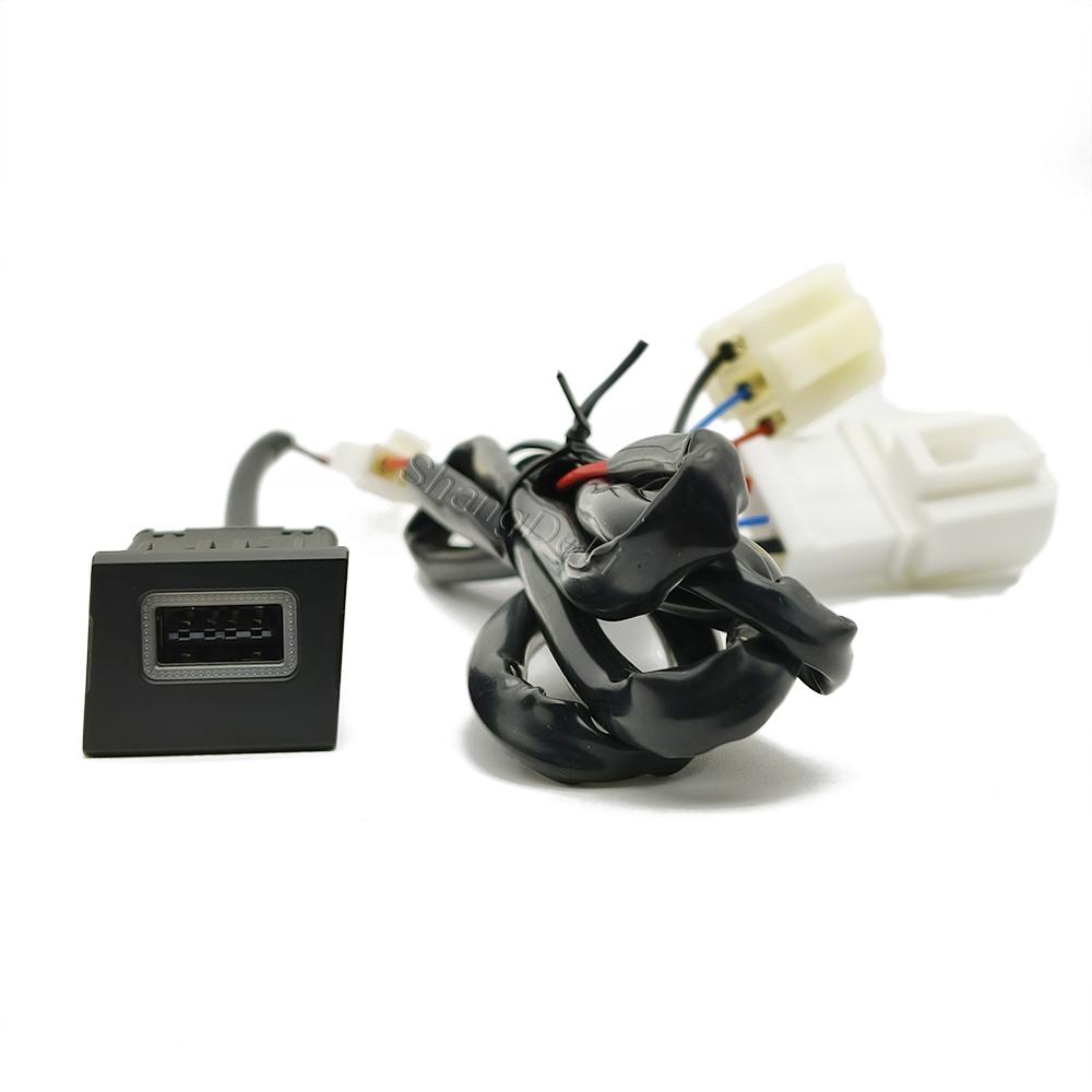 Compatible For Volkswagen Multivan T6 Car Single Charger QC3.0 USB Charge Socket Phone Charging Adapter Button