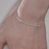 POSTLUDE [SILVER] ROUGH WIRE HEART CHAIN Bracelet