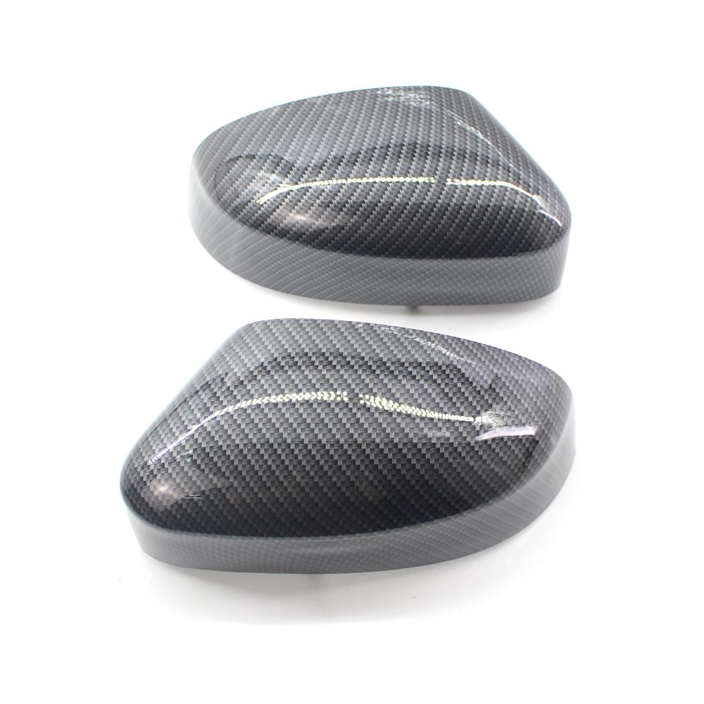 Крышка зеркала заднего вида Карбон / Черная для Ford Focus MK2 MK3, для Mondeo mk4 Фейслифт Универсал 2010-2014