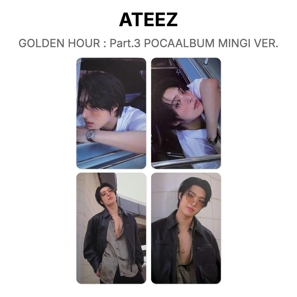ATEEZ ЗОЛОТОЙ ЧАС : Часть 3 POCAALBUM МИНГИ VER. Официальная фотокарта