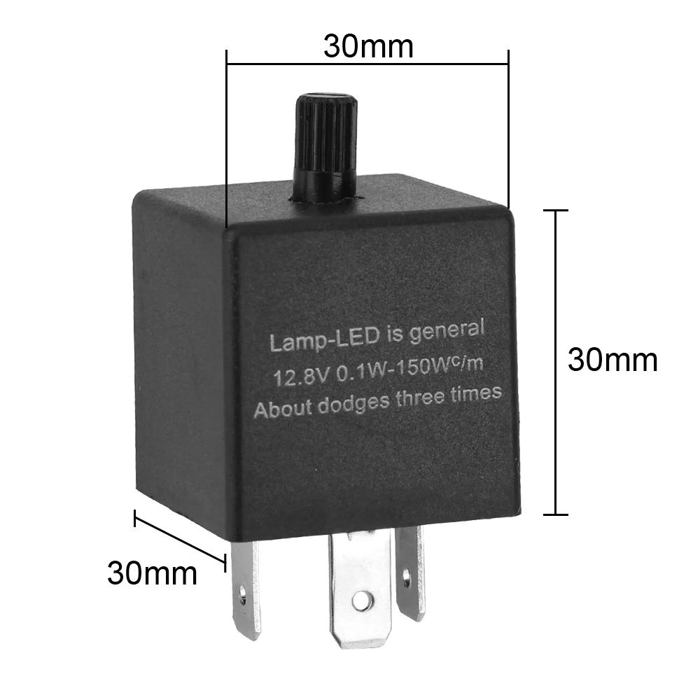12 В 3-контактное реле, указатели поворота мотоцикла, светодиодный мигающий преобразователь, инструмент, регулятор электроники, комплект 4x4, автомобильные аксессуары, универсальный