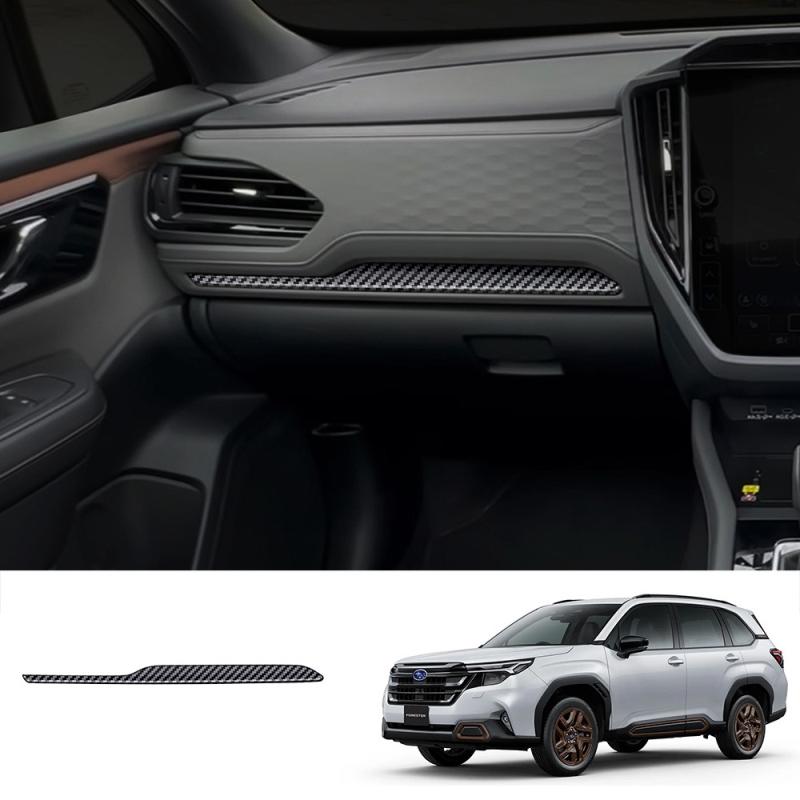 LHD RHD Для Subaru Forester 2025 2026 передняя приборная панель центральная консоль панельная полоса крышка перчаточного ящика пассажира внутренние аксессуары