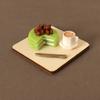 1Set Dollhouse Simulation Cake Dessert Coffee Milk Juice W/ Tray Miniature Kitchen Tableware Accessories Kids Play Pretend Toys