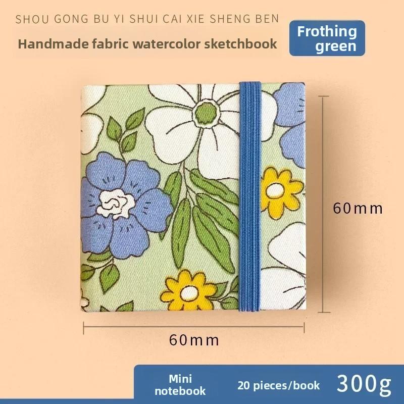 Художественный мини-палатка скетчбук на 20 листов, бумага 300 г, для творческого вдохновения, акварельного рисунка и зарисовок на природе