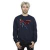 DC Comics Mens The Flash Supergirl Sweatshirt