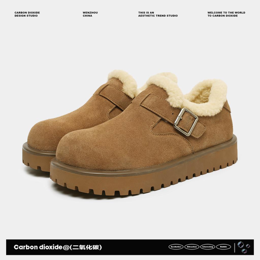 Новые зимние кожаные туфли-дерби Birkenstocks, обувь на платформе для увеличения роста, легкие повседневные хлопковые туфли