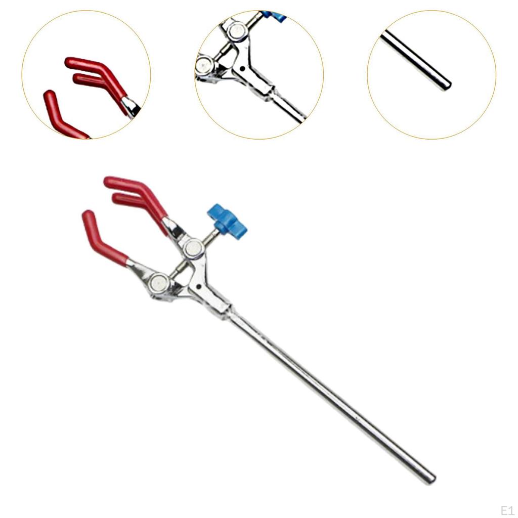 Зажим для колбы Прочный лабораторный аксессуар Регулировка удлинителя Конденсатор Максимальное открытие