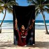 Ac Milan Beach Towel High Absorbency Quickdry Comfortable Lightweight