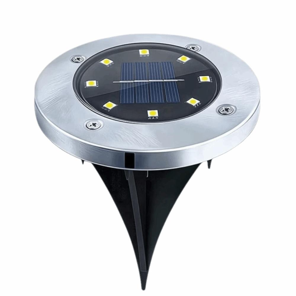 8LED3 Solar Underground Light Multi-Color Solar Lights Outdoor Buried Solar Led Lamp Path Park Way