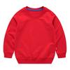 Spring Children's Cotton sweatshirt Boy and Girl Casual Solid Plain Hoodies Tops 3-10 Years Kids Long Sleeve T-shirt Cltohes