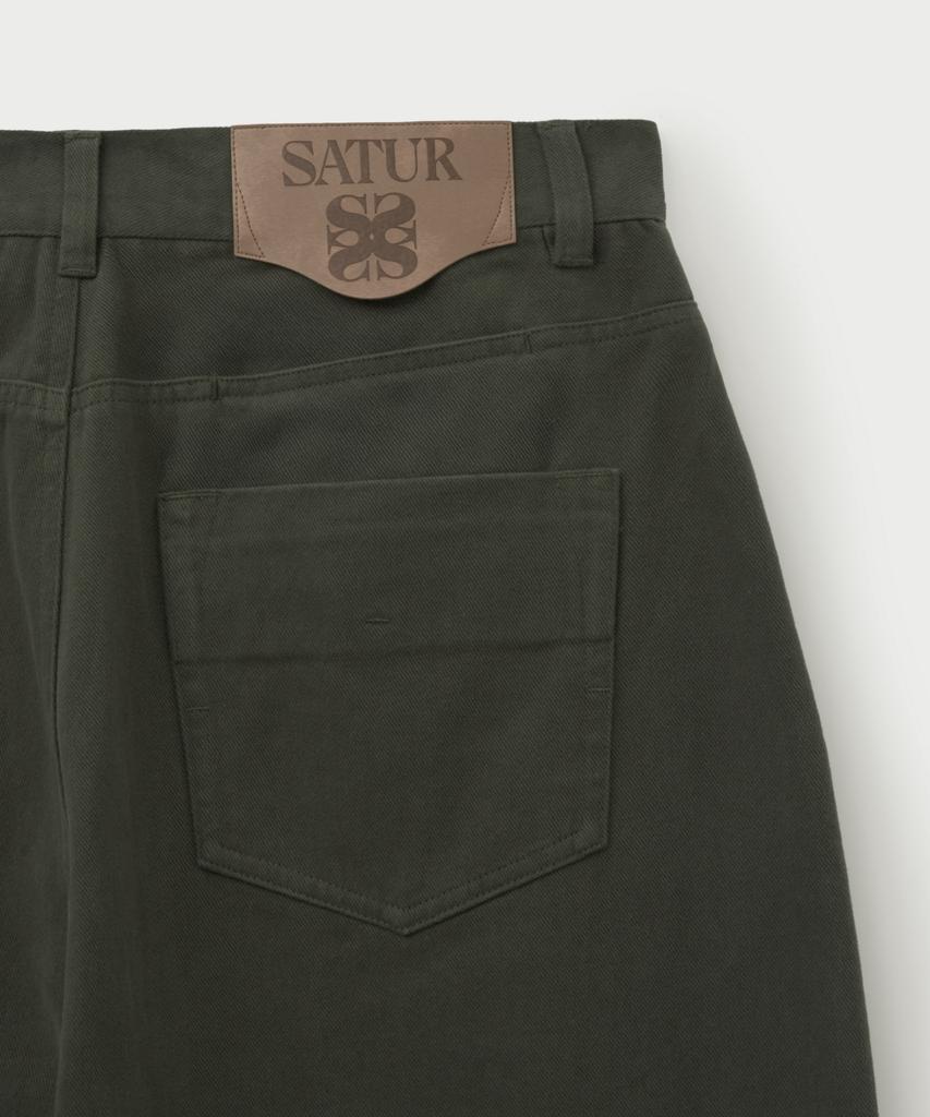Брюки Seteo из фактурного хлопка, цвет угольный