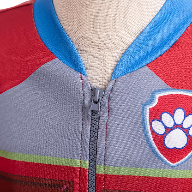 Christmas Children Cartoon Dog Print Boy Cosplay Ryder Jackets + Pants Costume Carnival Girls Skye Stage Performance Party Dress