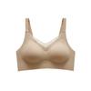 Autumn and winter underwear women's soft support lift up support gather and close sub-breasts semi-fixed cup seamless back bra