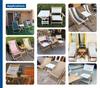 Pink Wooden Outdoor Lounge Chair for Beach, Balcony, Camping, and Garden