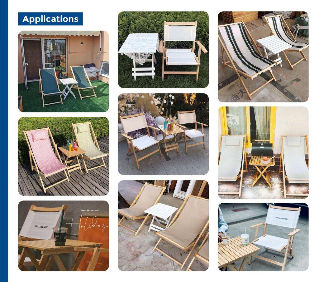 Pink Wooden Outdoor Lounge Chair for Beach, Balcony, Camping, and Garden